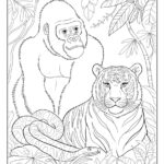 30 Jungle Coloring Pages For Kids Adults Smooth Draw