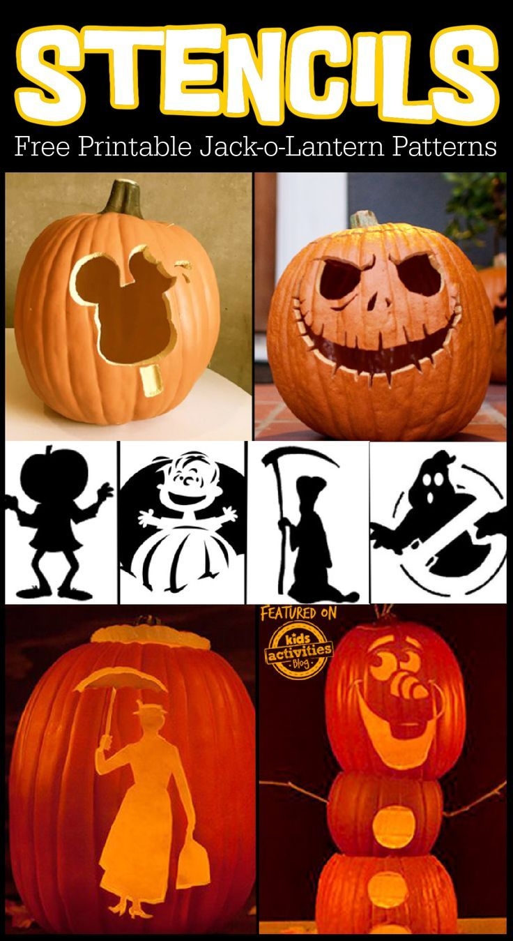 35 Jack O Lantern Stencil Patterns Print Carve 35 Jack O Lantern Stencil Patterns Print Carve