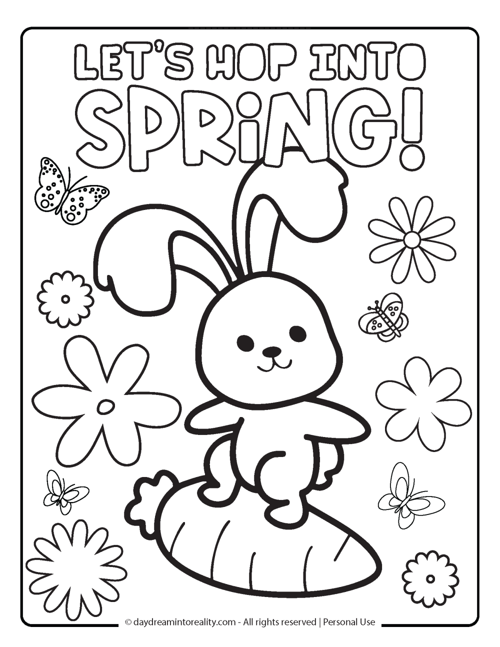 Coloring Pictures For Spring