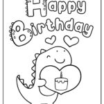 46 Happy Birthday Coloring Pages Free PDF Printables