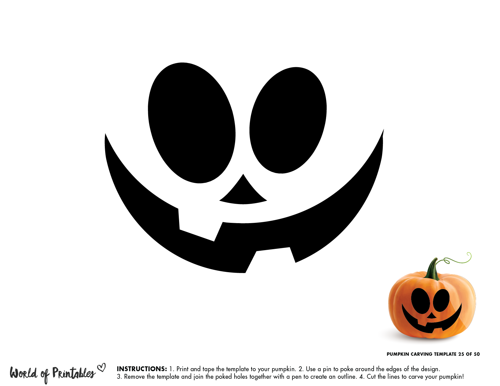 5 Easy Pumpkin Stencils For Halloween ERA Wilder Realty Inc 