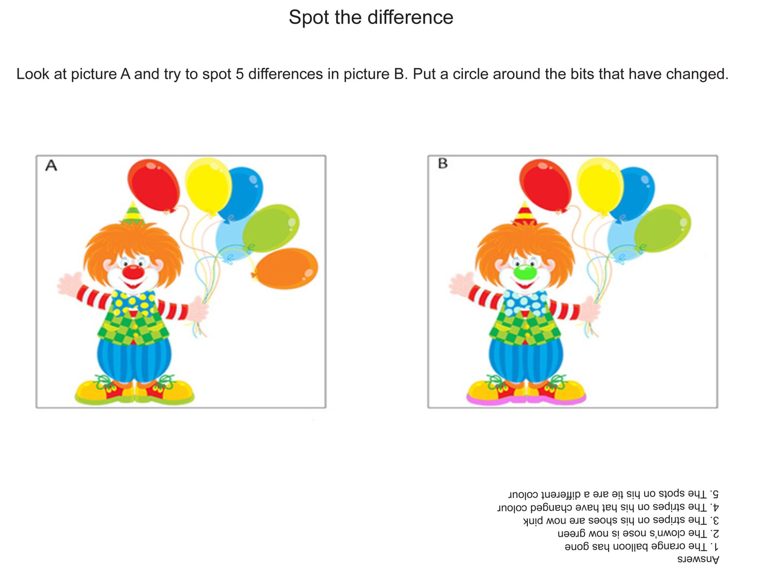 Spot The Differences Games Free