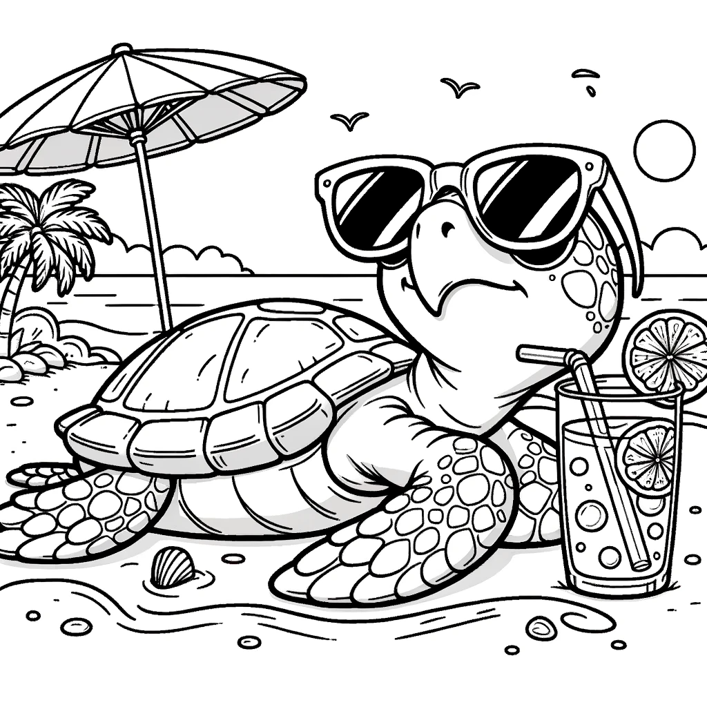 coloring sheets of turtles