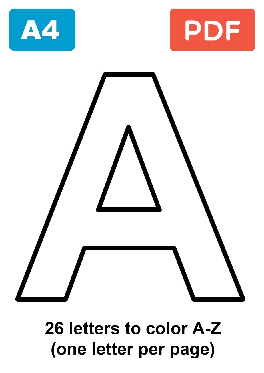 print out large letters print out large letters