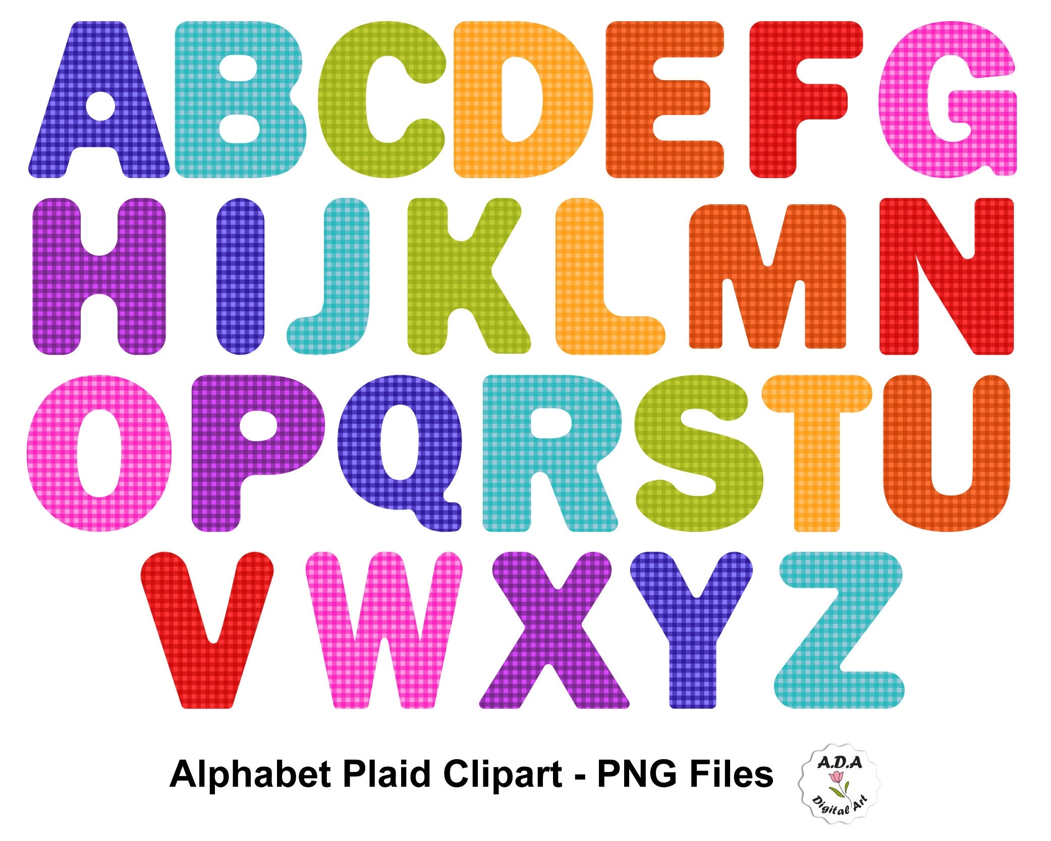 Letters Of The Alphabet Clipart