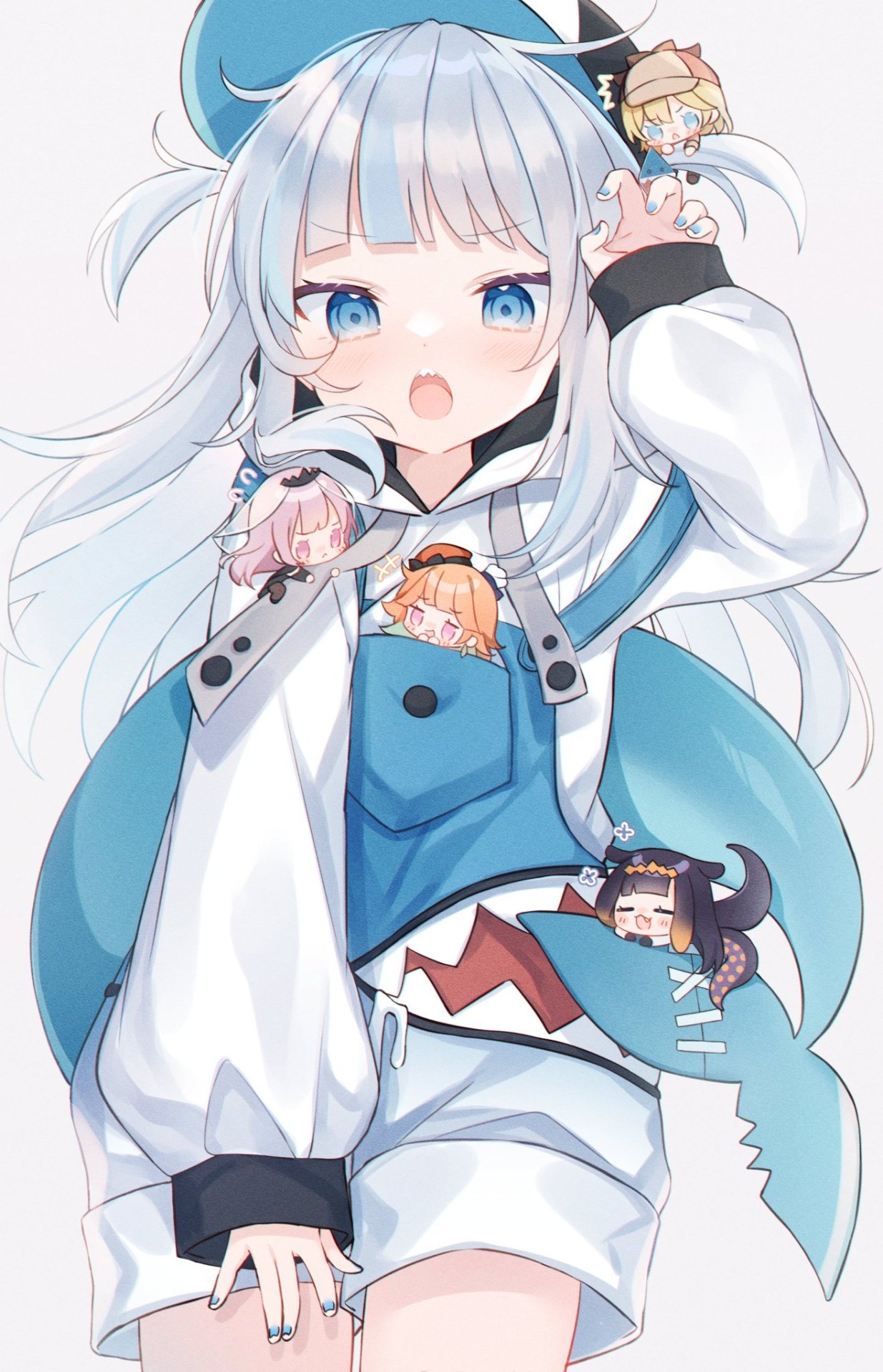 Anime Shark Girl Wallpapers Wallpaper Cave