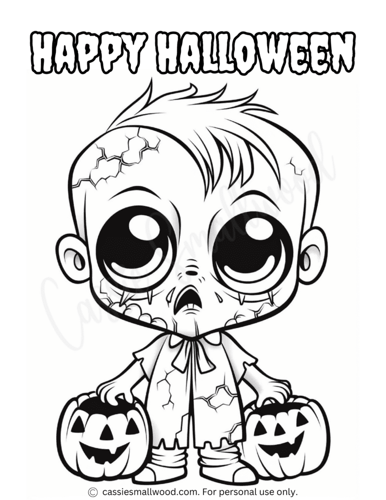Halloween Scary Pictures To Color
