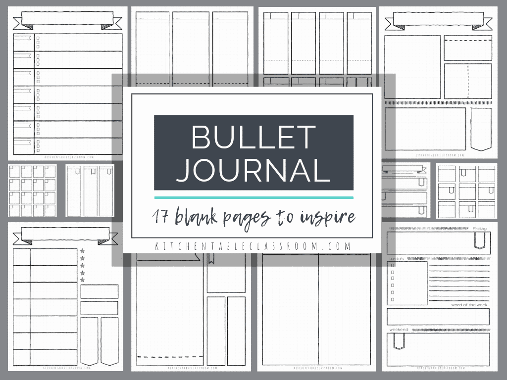 Bullet Journal Printables 17 Free Bullet Journal Templates The Kitchen Table Classroom Bullet Journal Printables 17 Free Bullet Journal Templates The Kitchen Table Classroom