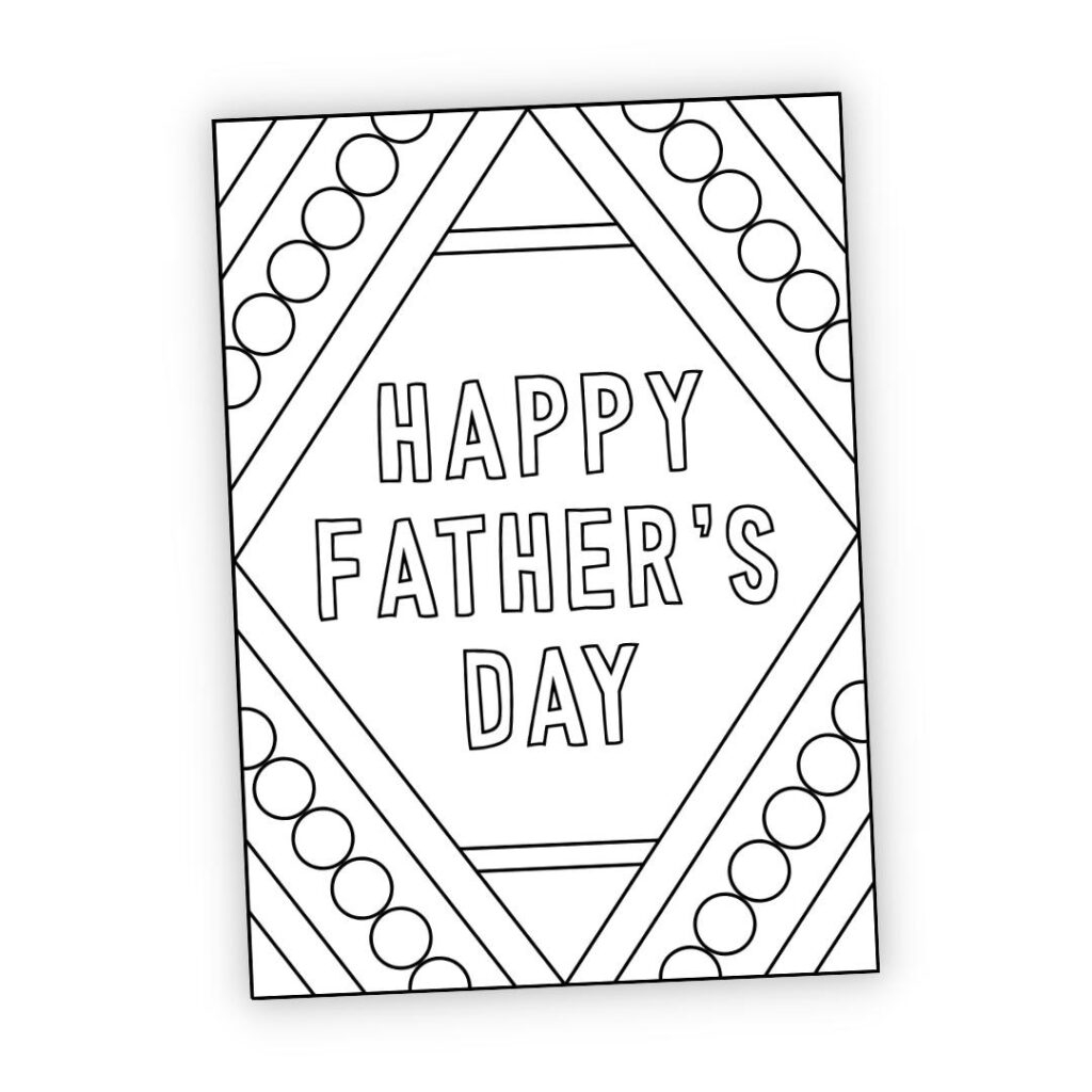 father's day card template