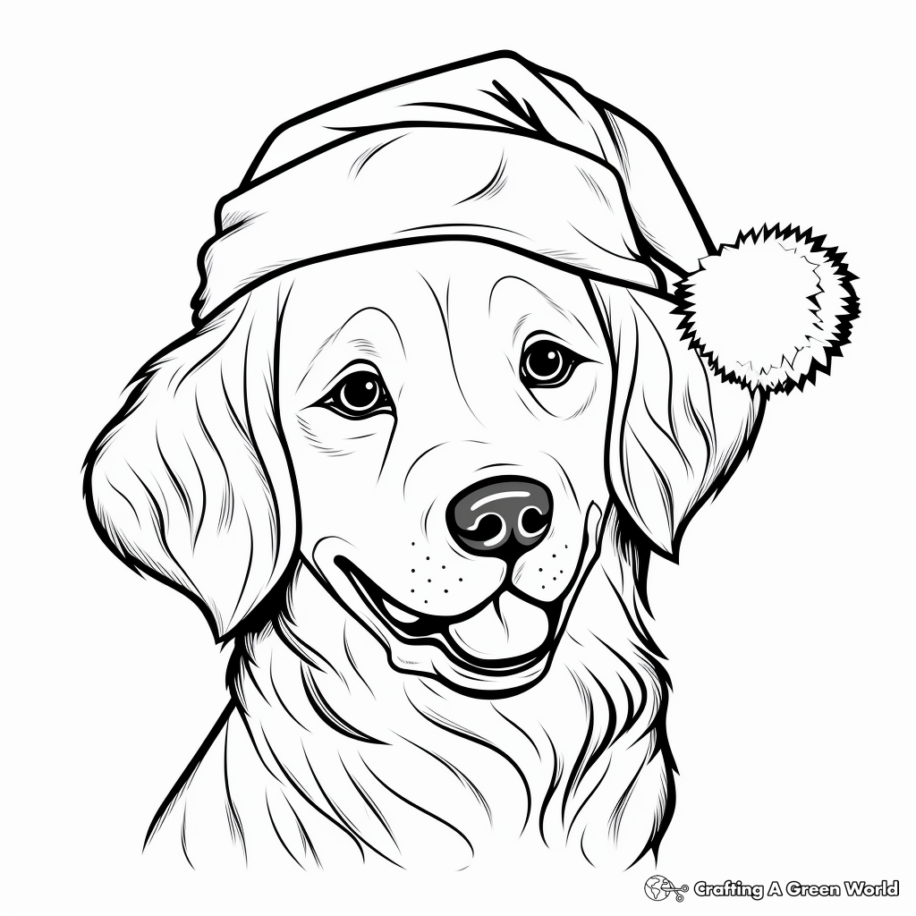 Christmas Dog Coloring Pages Free Printable Christmas Dog Coloring Pages Free Printable