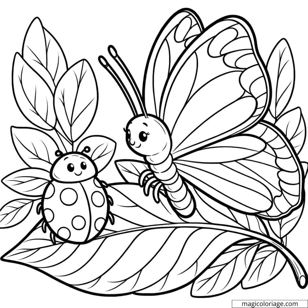 free butterfly coloring sheets
