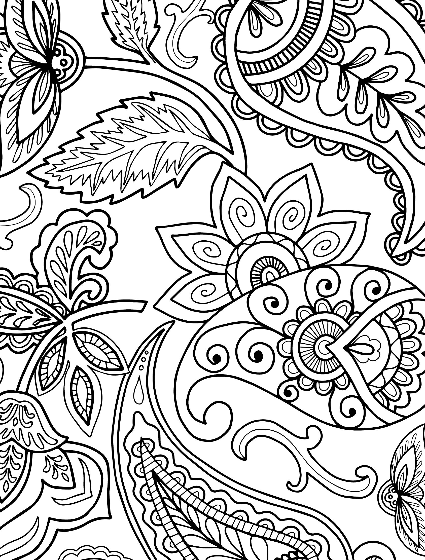 Free Coloring Pages Printable For Adults