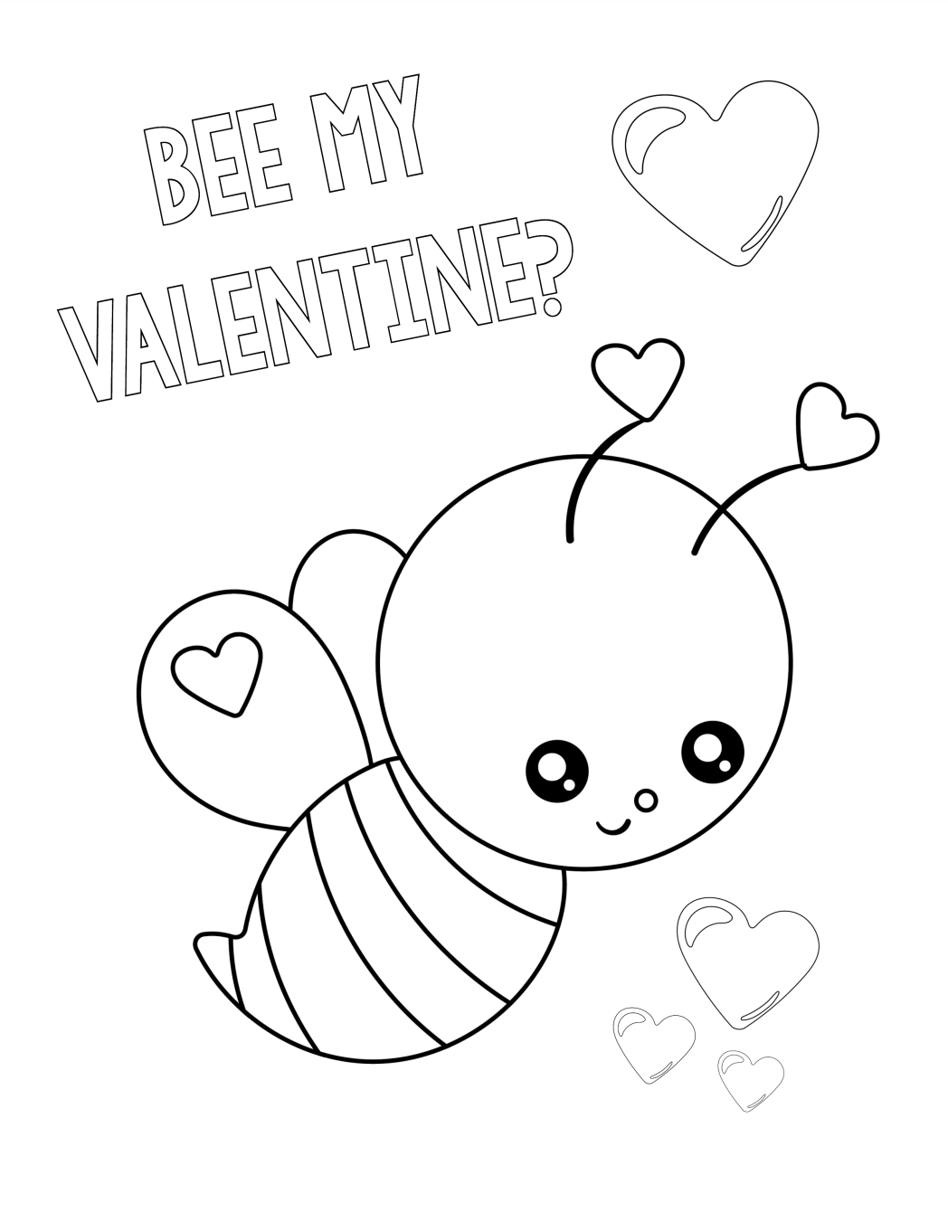 Valentine’s Day Coloring Pages Printable