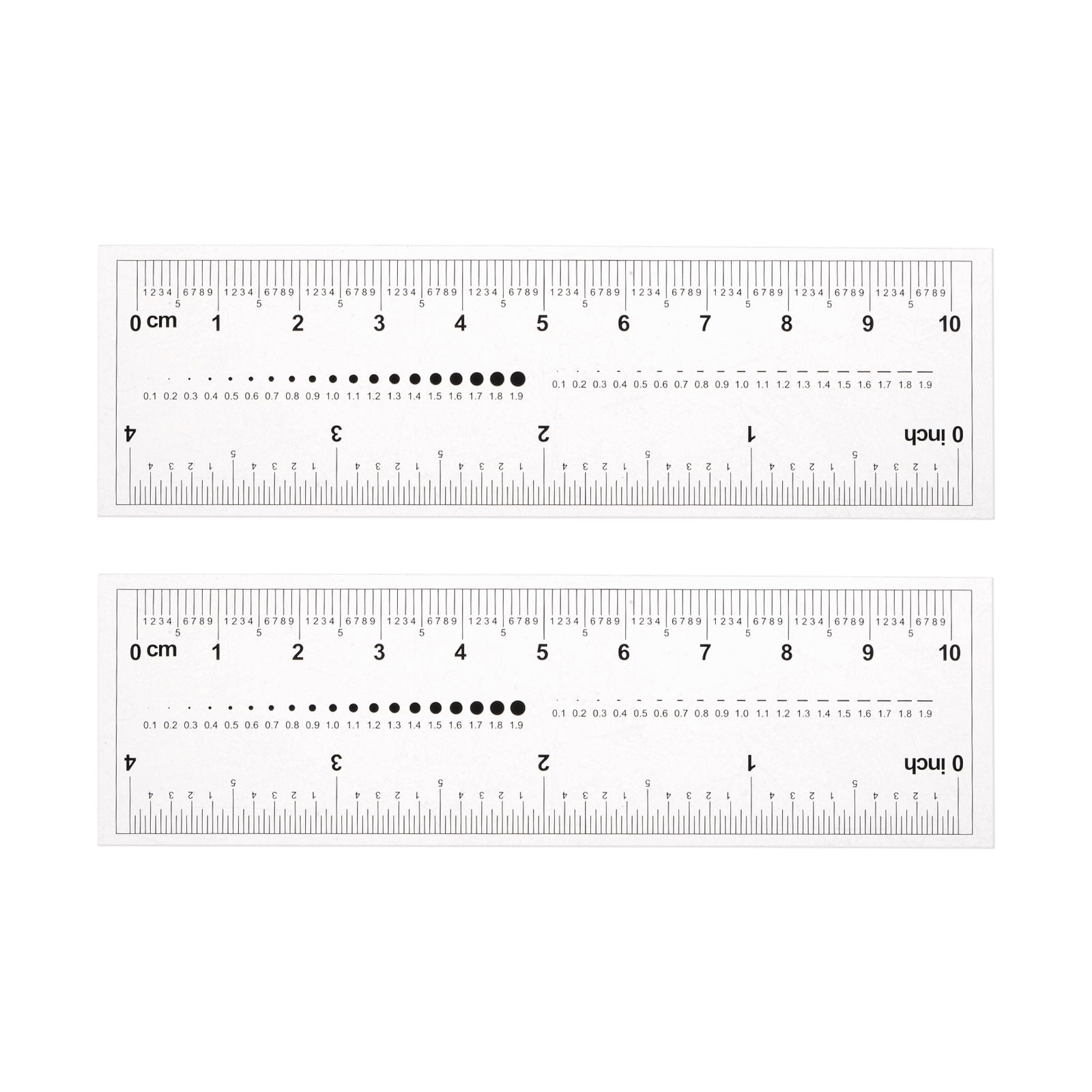 print ruler with mm
