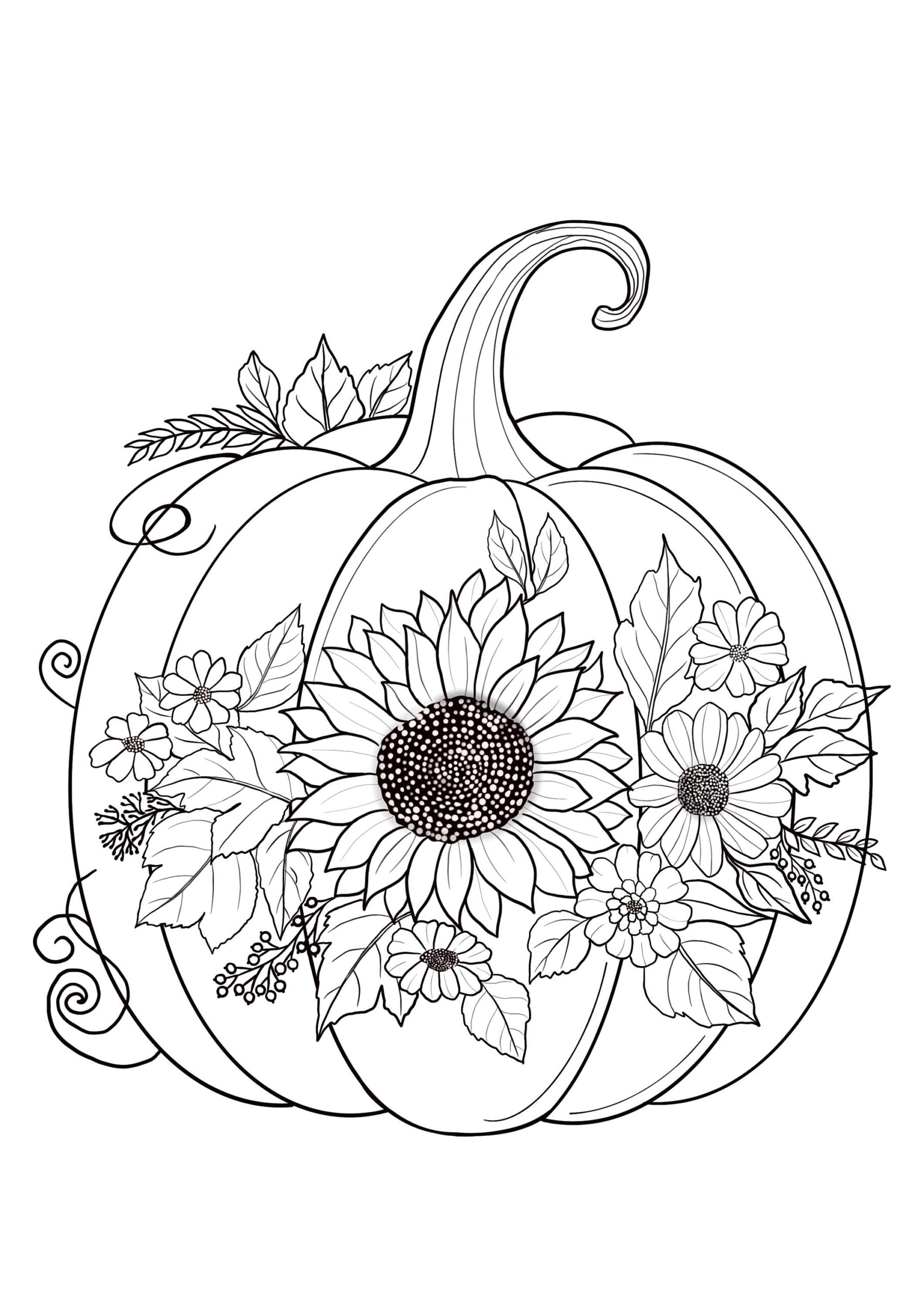 fall printable coloring pages