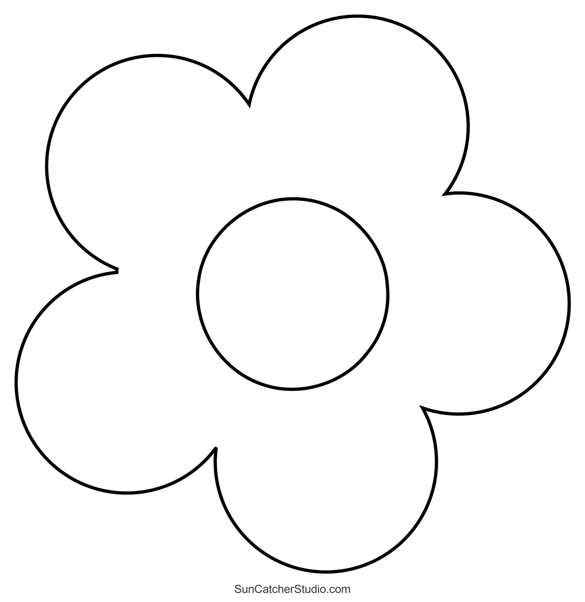 Flower Templates Patterns SVG Files Printable Stencils Free Printables Lettering SVG Files Tools Apps