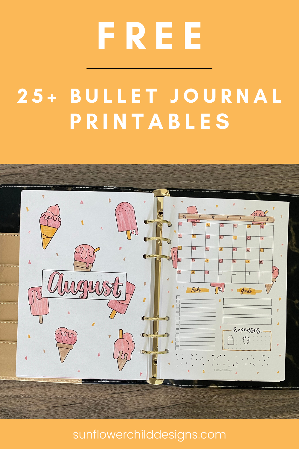 Free Bullet Journal Printables 25 Pages With Doodles Sunflower Child Designs Free Bullet Journal Printables 25 Pages With Doodles Sunflower Child Designs