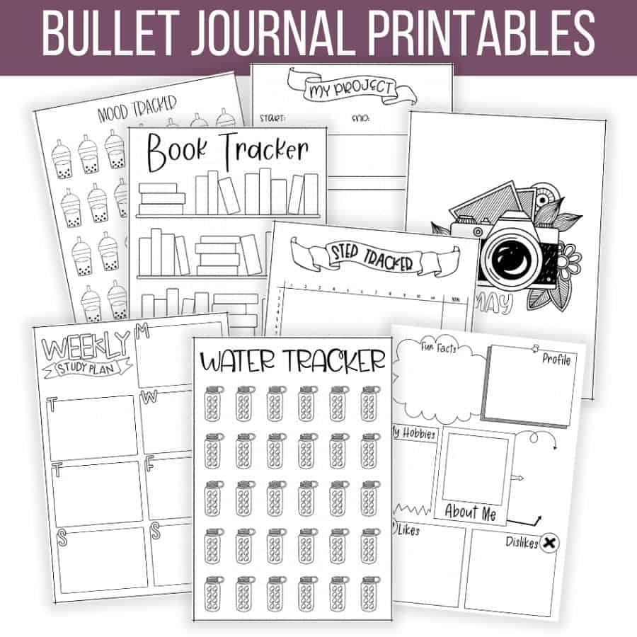 Free Bullet Journal Printables