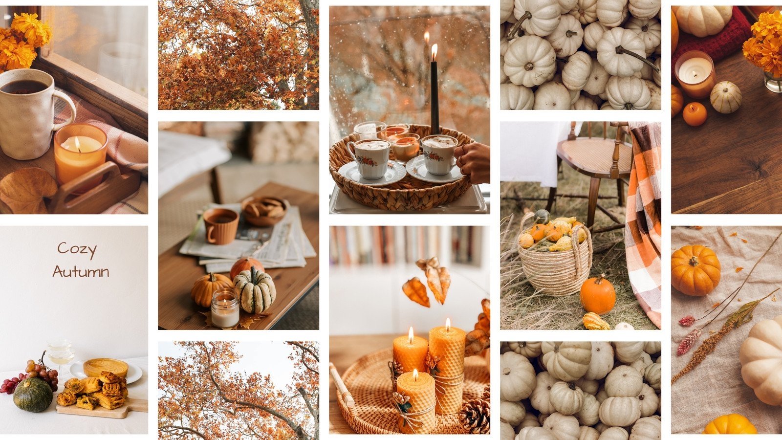 Cozy Autumn Aesthetic Desktop Wallpaper