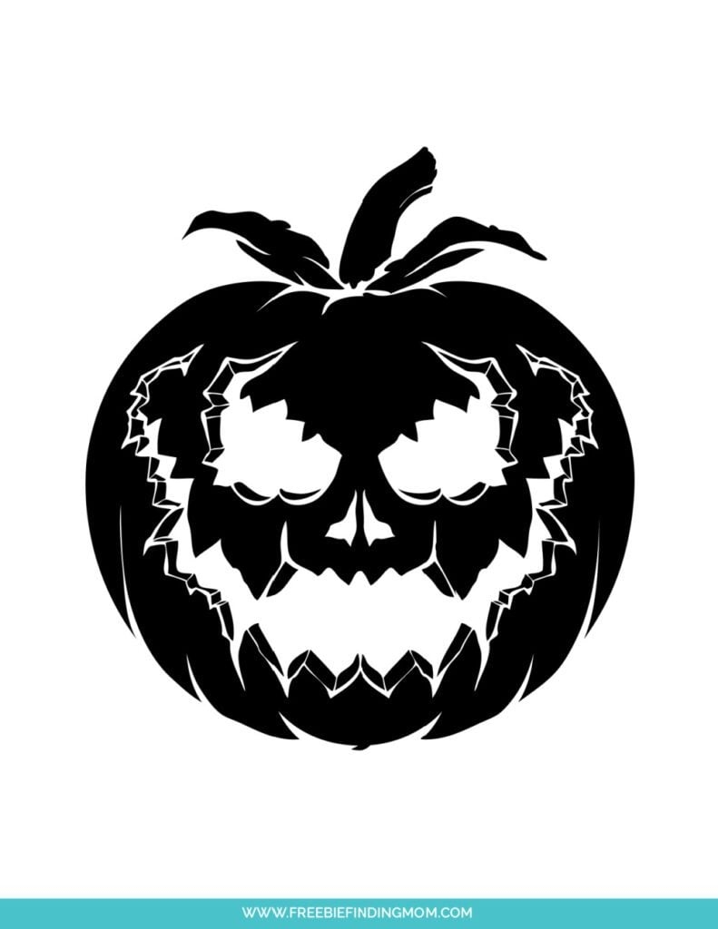 Free Downloadable Stencils Scary Pumpkin For Carving