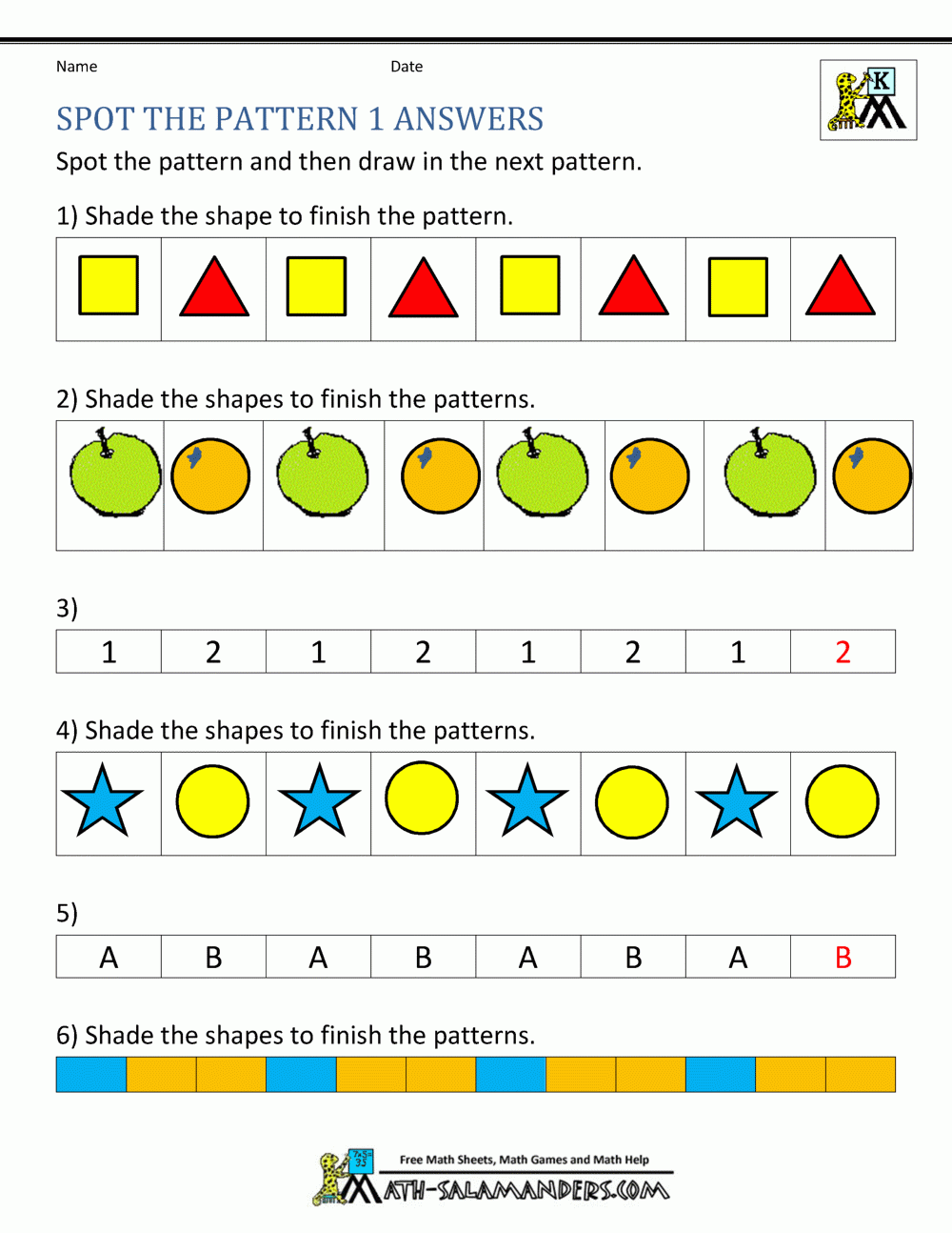 pattern worksheets for preschool pattern worksheets for preschool