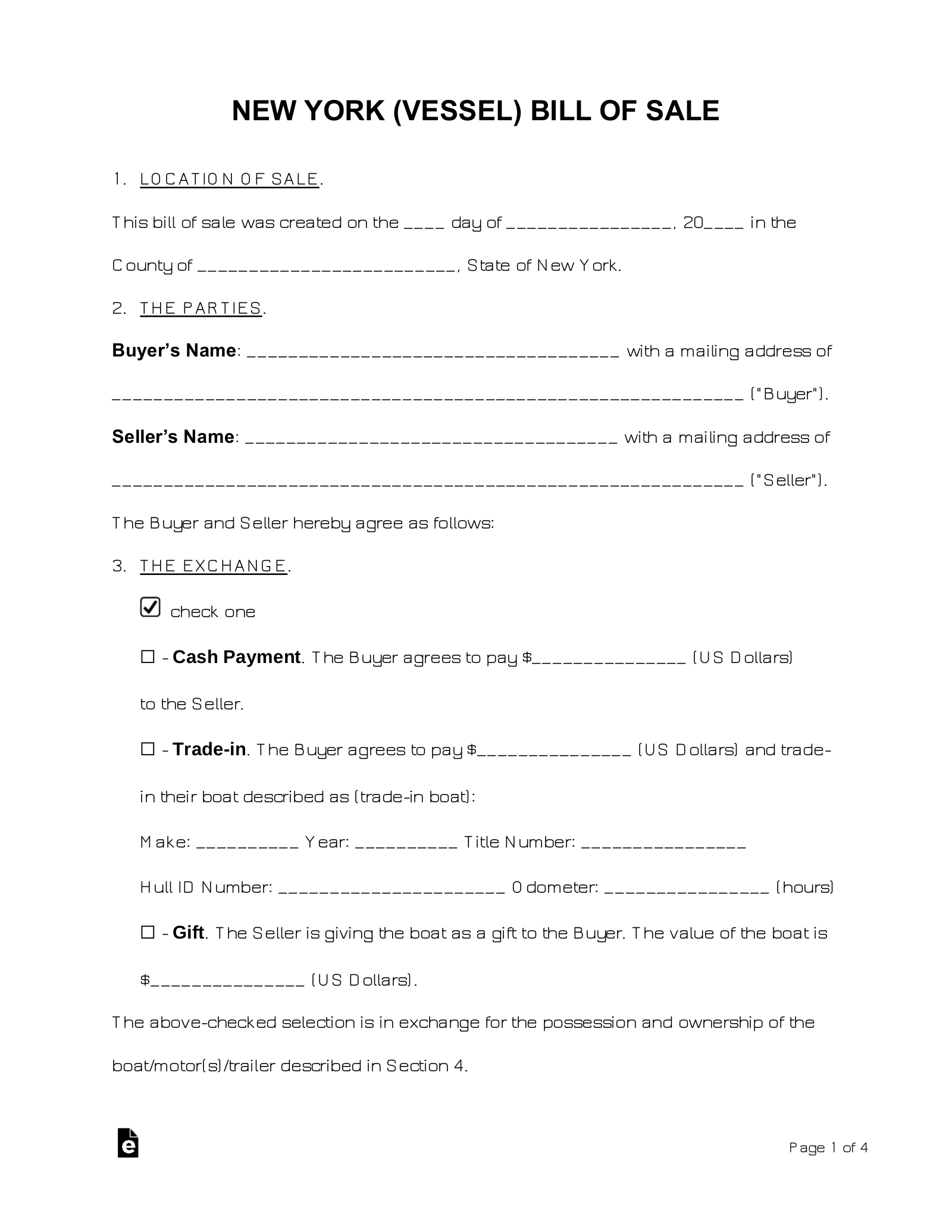 printable bill of sale for boat printable bill of sale for boat