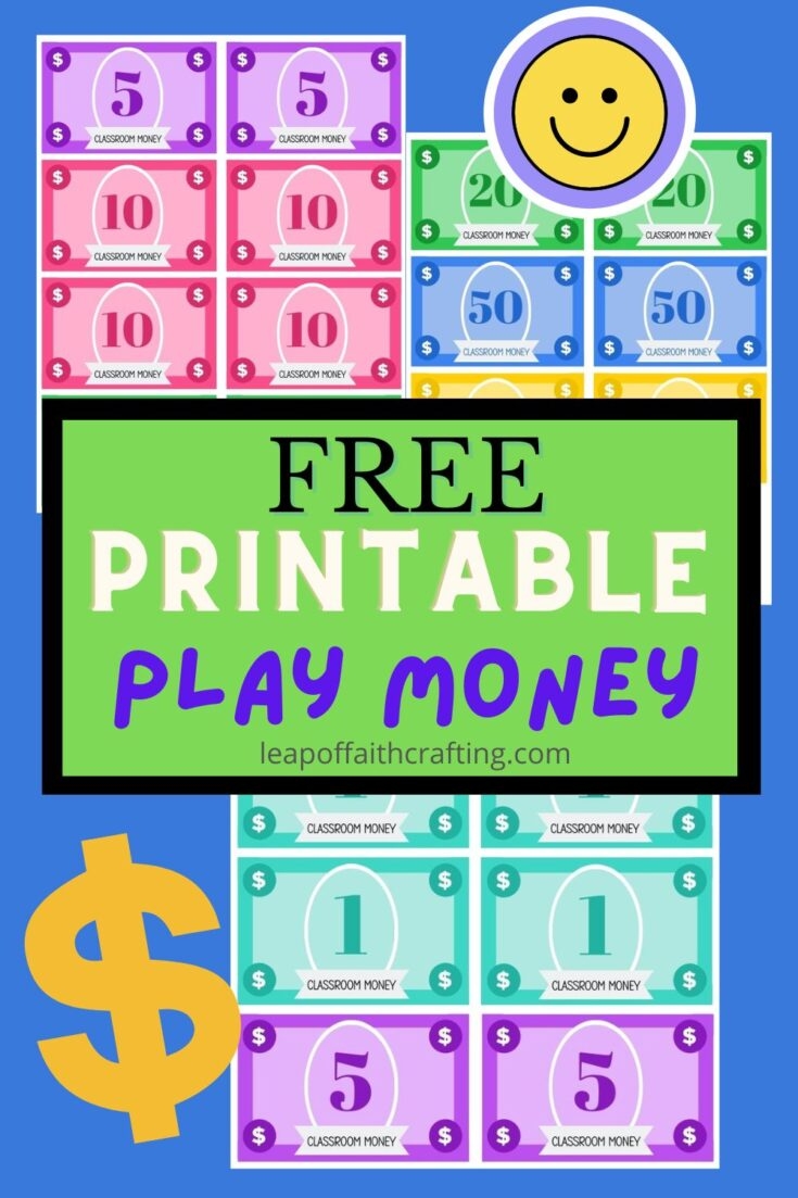 Print Free Play Money