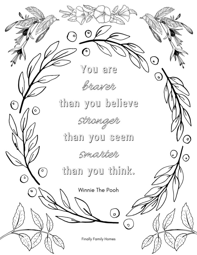 Free Printable Adult Coloring Pages With 11 Inspirational Quotes Free Printable Adult Coloring Pages With 11 Inspirational Quotes