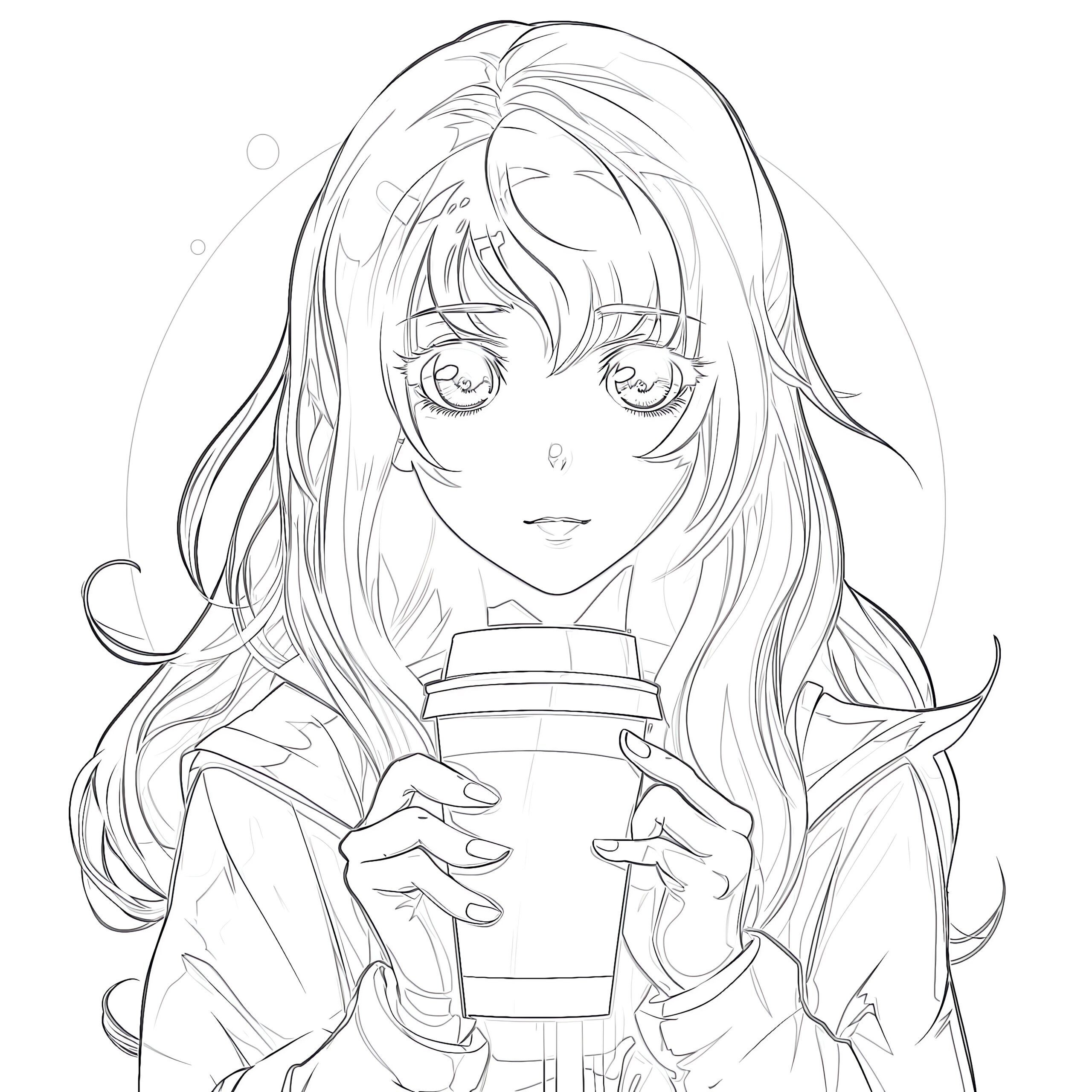 Free Printable Anime Coloring Pages For Adults Coloring Pages Mimi Panda