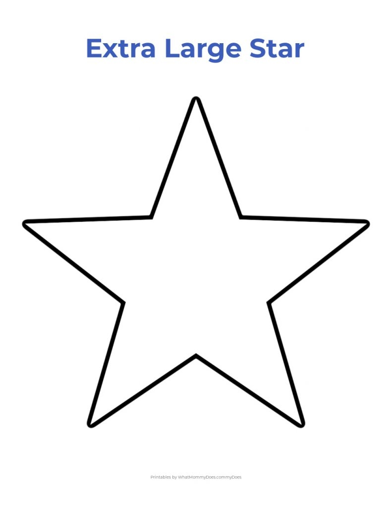 Free Printable Star Template