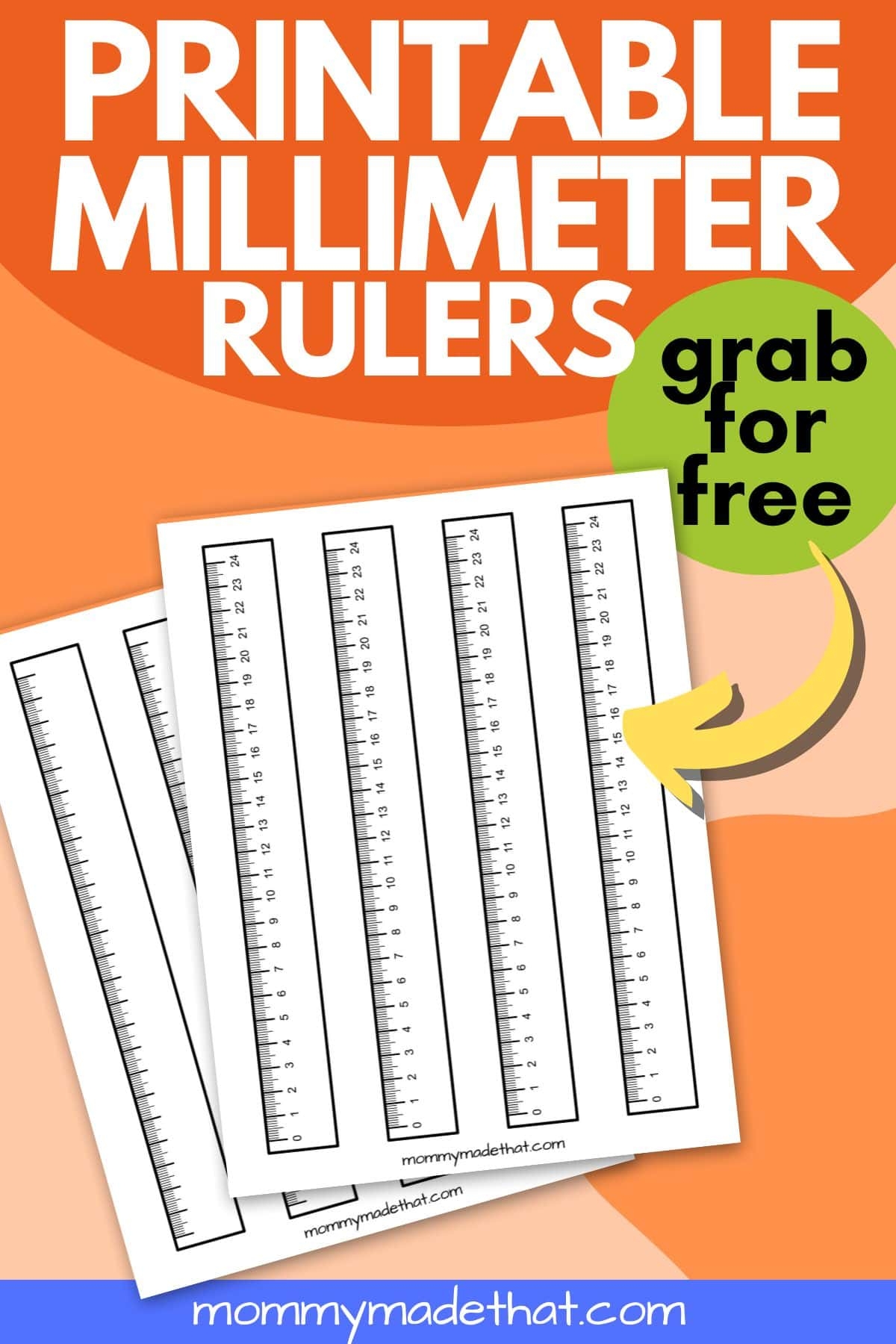 Free Printable Millimeter Ruler Actual Size 