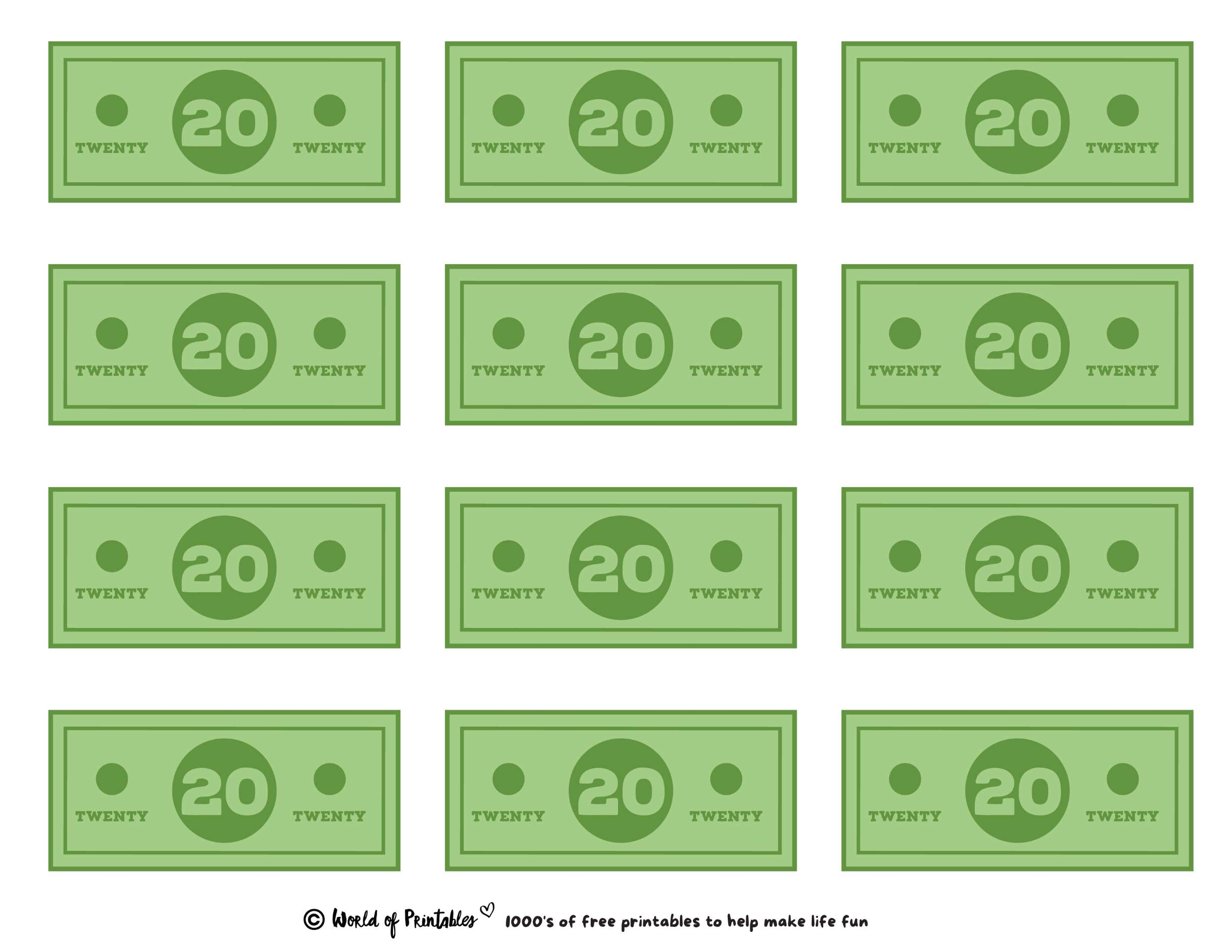 Free Printable Play Pretend Play Money Prop Money 100 Dollar Bills Realistic 400 Piece Play Money