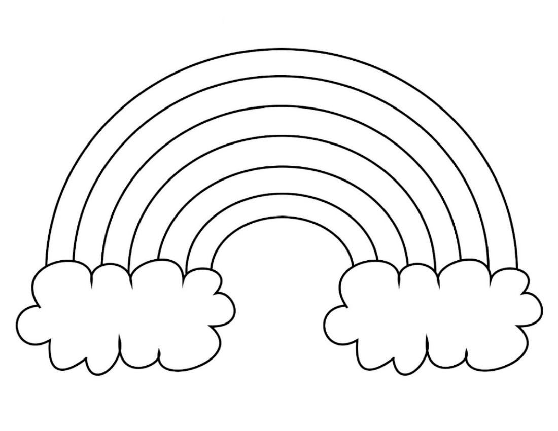 Rainbow Coloring Pages Printable Free