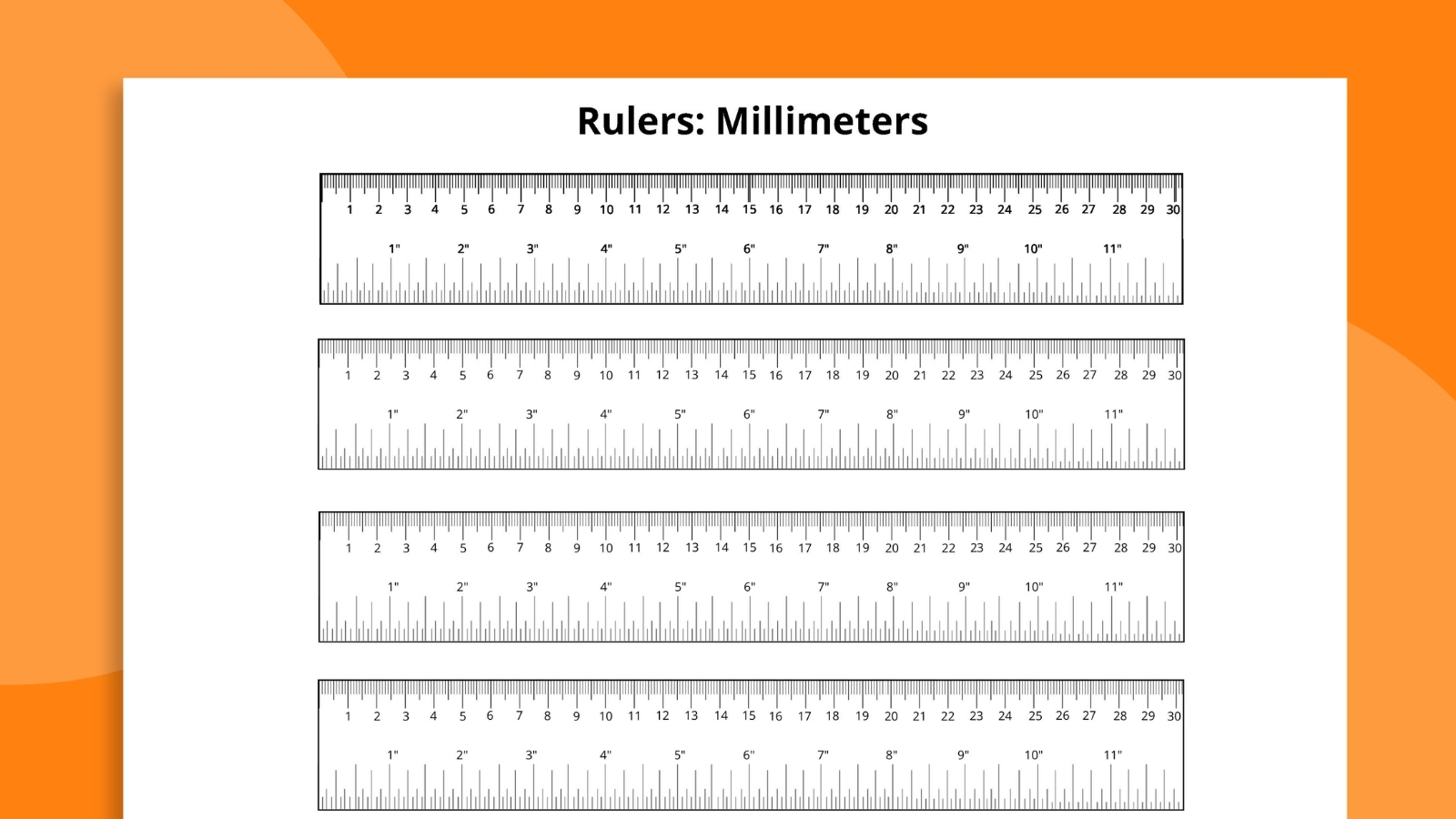 Free Printable Ruler Bundle Free Printable Ruler Bundle