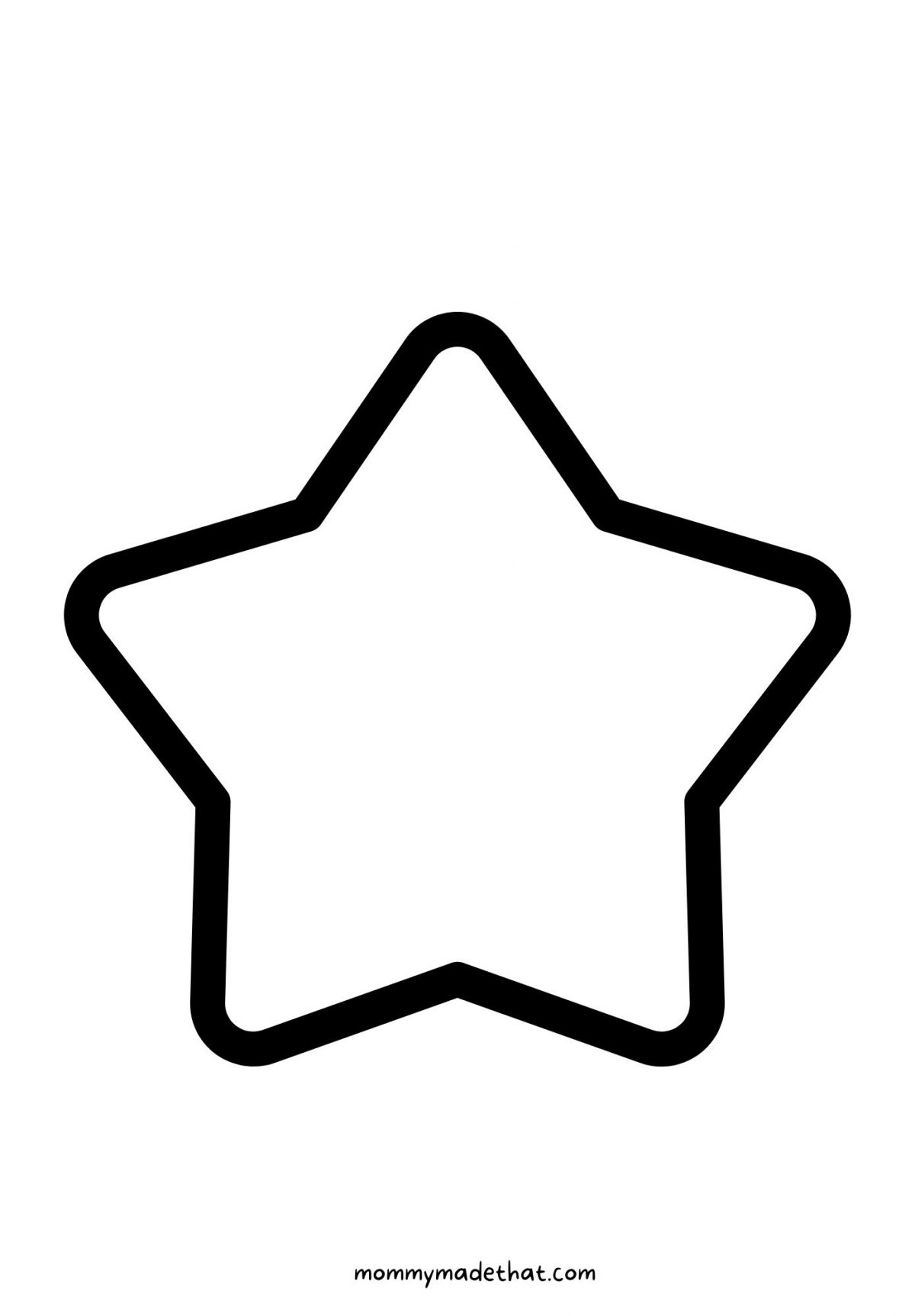Free Printable Star Templates Giant List Of Shapes And Sizes 