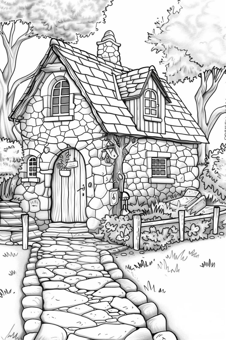 Guest Little House Coloring Page Free Printable Guest Little House Coloring Page Free Printable