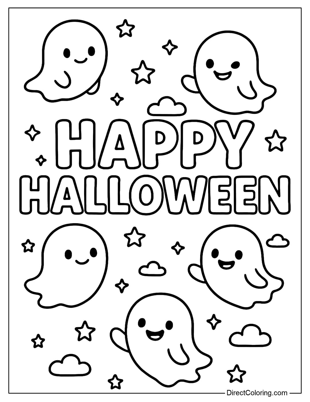Halloween Coloring Pages Free PDF To Download And Print Halloween Coloring Pages Free PDF To Download And Print