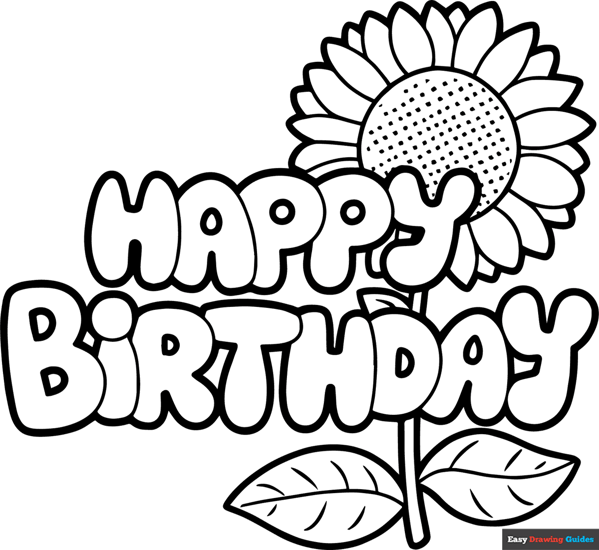 printable birthday coloring pages