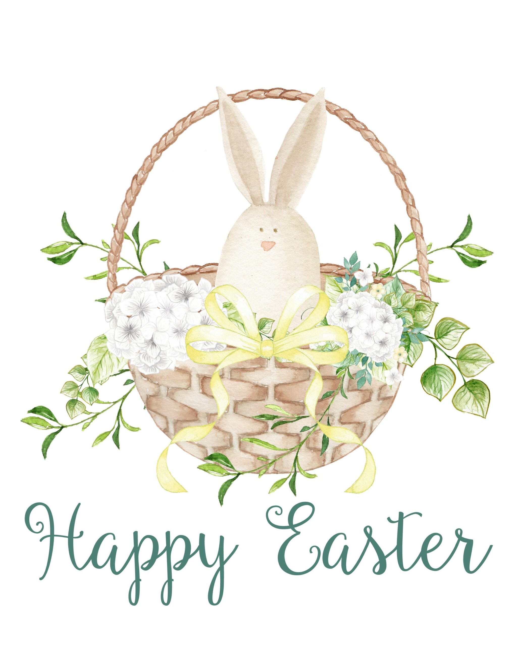 Happy Easter Bunny Print Refresh Restyle Happy Easter Bunny Print Refresh Restyle