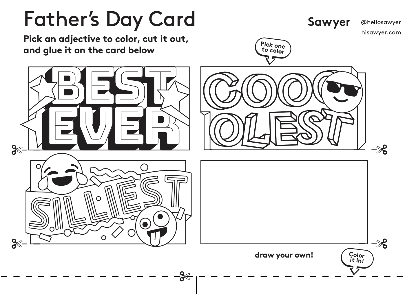 Hot Printable Fathers Day Cards From Toddlers Store Free Printable Father S Day Cards Sawyer Blog