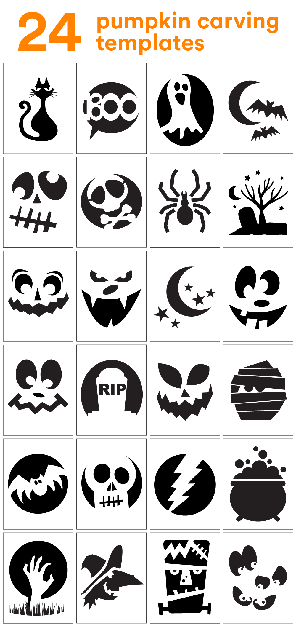 Pumpkin Carving Ideas Stencils