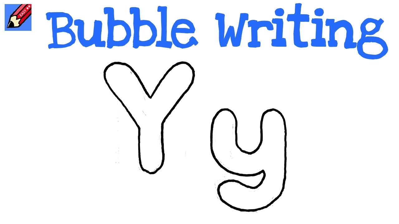 Y In Bubble Letter