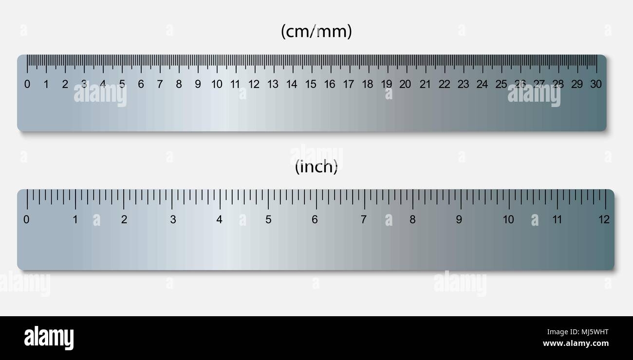 Inches Centimeters Stock Vector Images Alamy