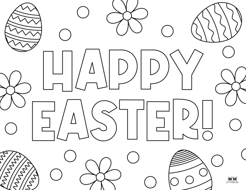 Kids Easter Entertainment Pack 30 Easter Coloring Pages Free Printable Mini Colouring Books Party Favors