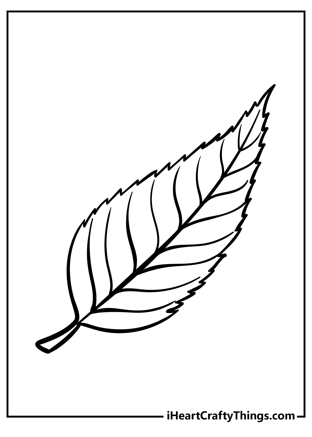 Leaf Coloring Pages 100 Free Printables 
