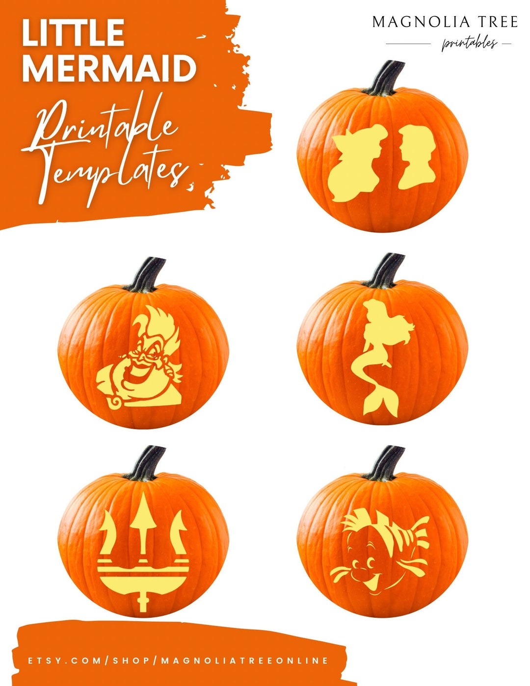 Little Mermaid Pumpkin Carving Stencils Printable Jack o lantern Set digital Download 016 Etsy Little Mermaid Pumpkin Carving Stencils Printable Jack o lantern Set digital Download 016 Etsy