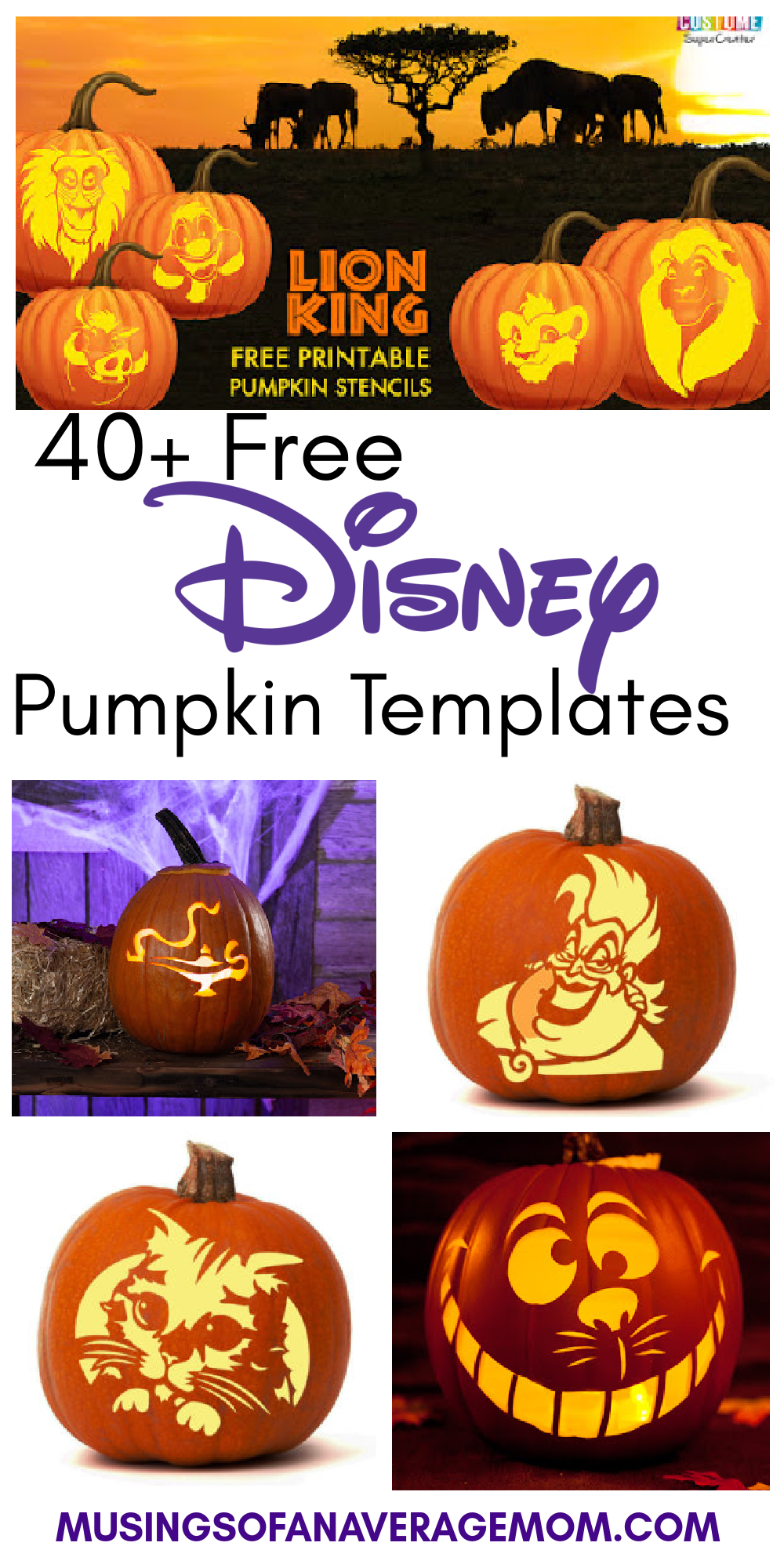 Musings Of An Average Mom Free Disney Pumpkin Carving Templates Musings Of An Average Mom Free Disney Pumpkin Carving Templates