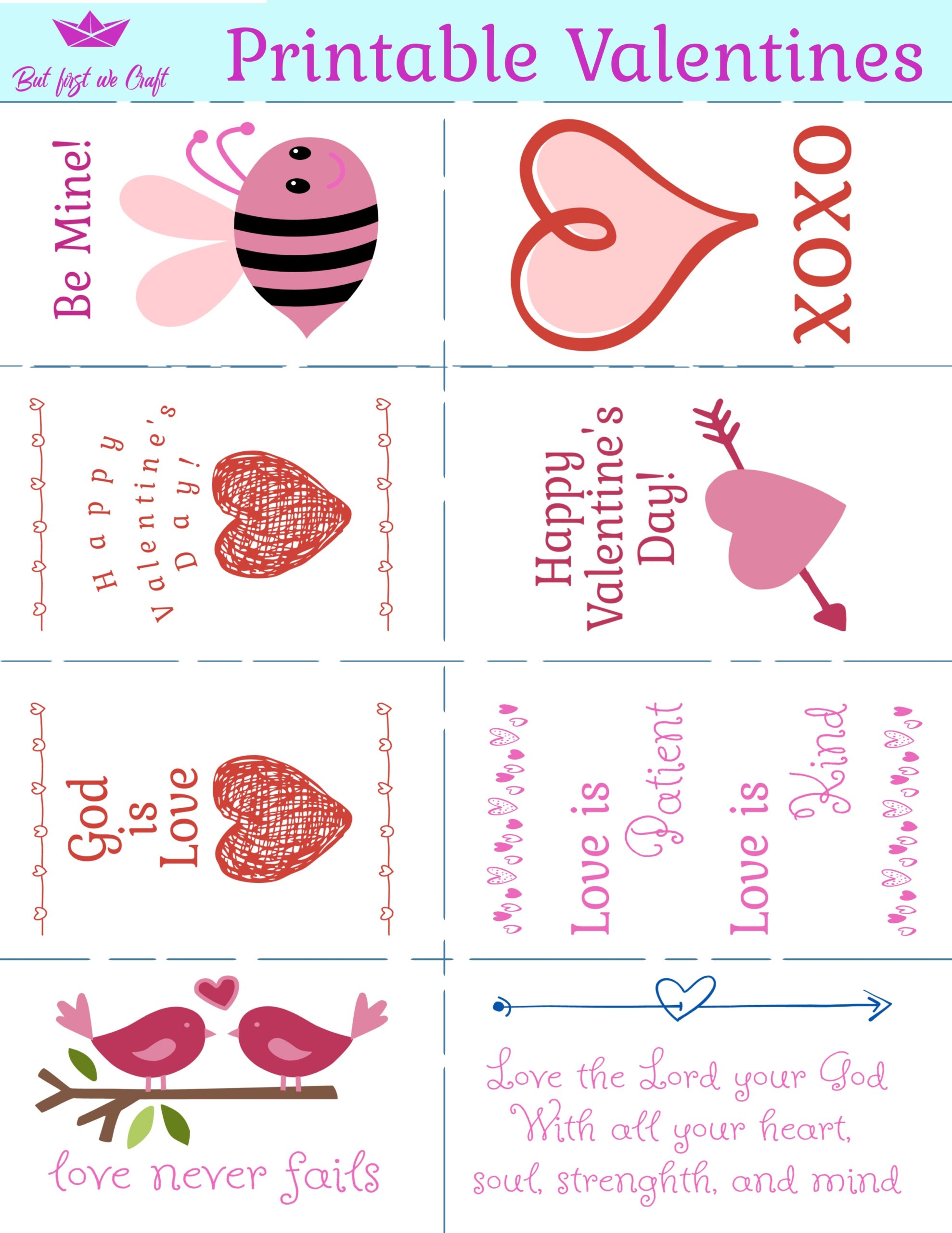 Free Valentine Cards Printable