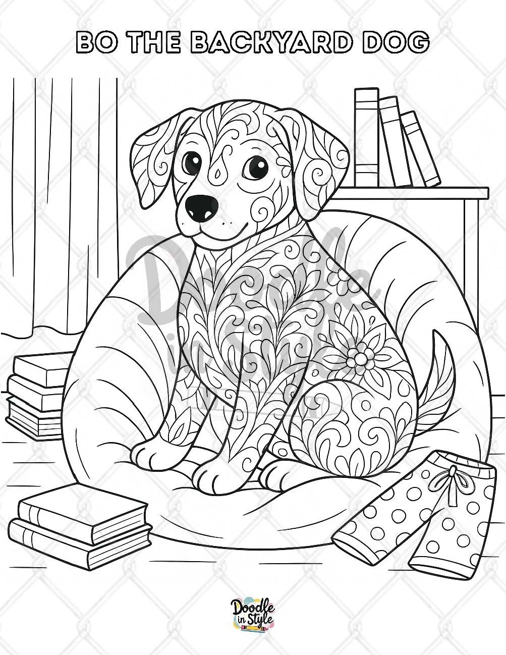 printable coloring pages dog printable coloring pages dog