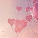 Phone Wallpaper Valentine s Day Phone Wallpaper Pink Heart Shaped Balloons